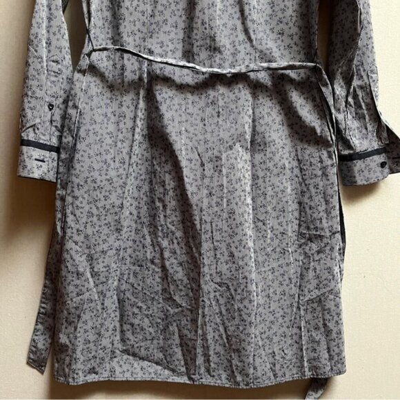 Brooks Brothers floral belted collar shirt dress Sz 6 - Picture 6 of 13